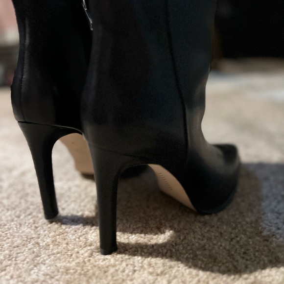 Brand New in Box! Paige Hazel Knee High Boots! 8 Stacked Heel Adjustable Calf - Picture 13 of 16